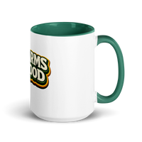 "No Farms, No Food" Mug with Color Inside