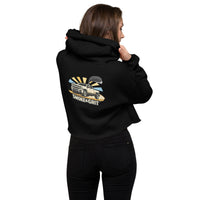 "Smoke&Grit" Crop Hoodie