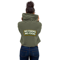 "No Farms, No Food" Crop Hoodie