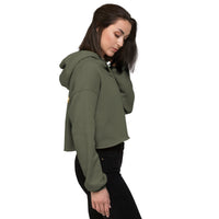 "Smoke&Grit" Crop Hoodie