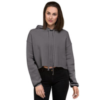 "Smoke&Grit" Crop Hoodie