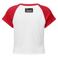 Women's Micro Rib Raglan Baby Tee