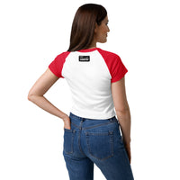 Women's Micro Rib Raglan Baby Tee